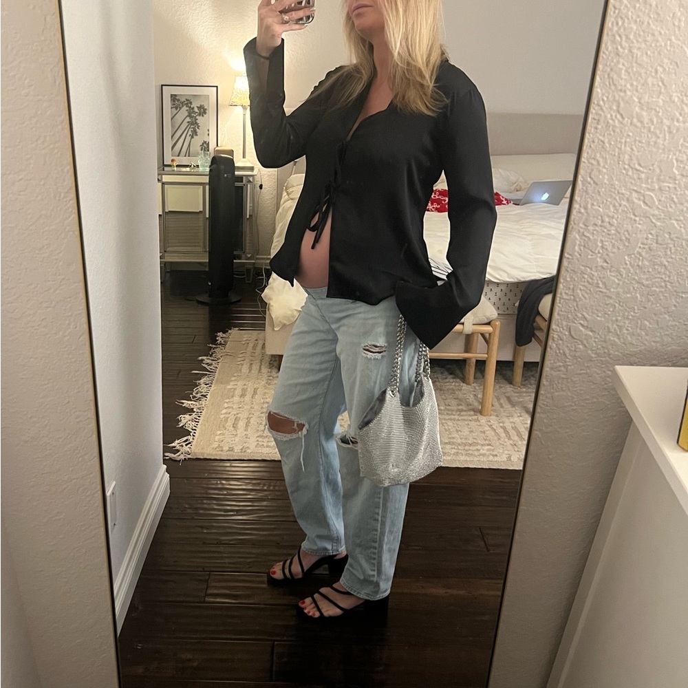 Madewell maternity denim
